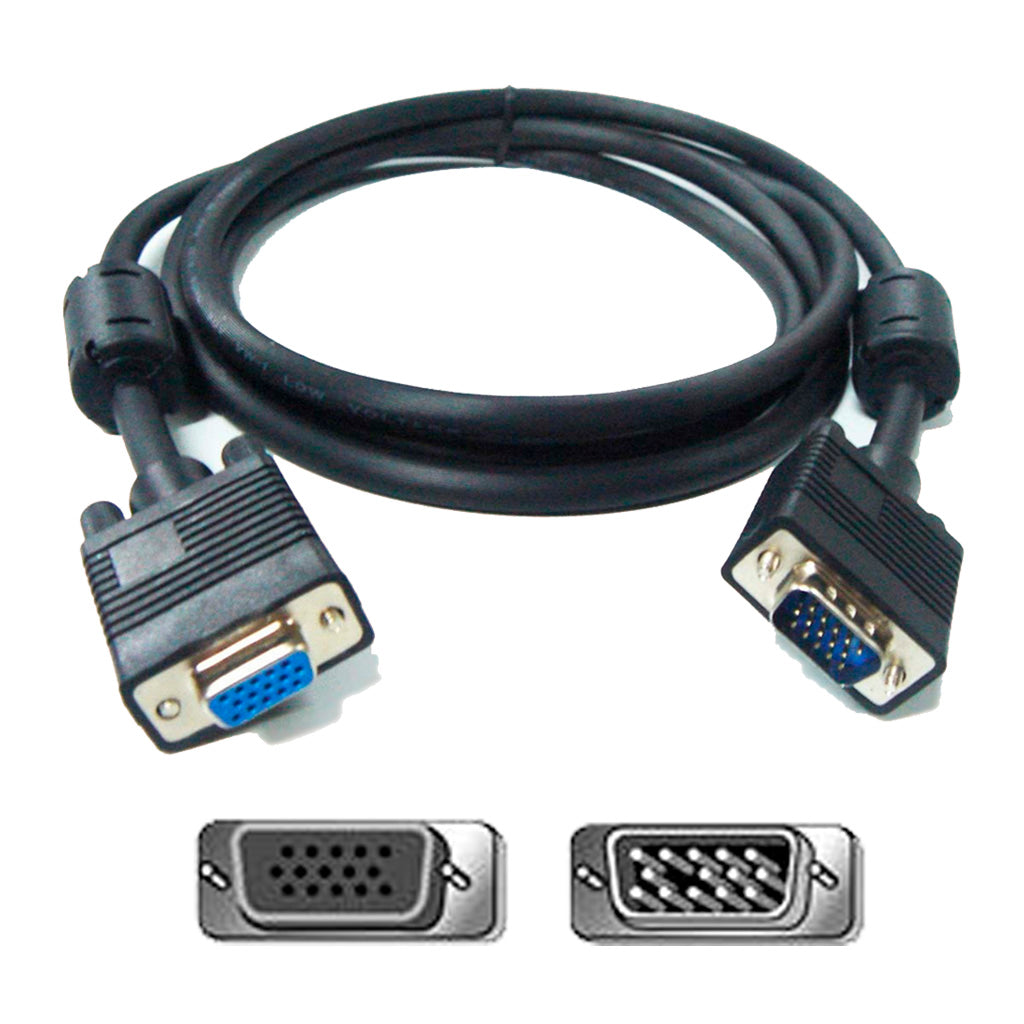 Cable VGA a VGA Spectra MG006 1.8 metros Negro